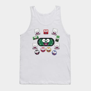 Cute Poker Elements Tank Top